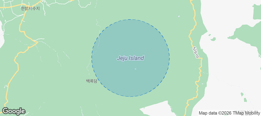 Jeju-do Airbnb map